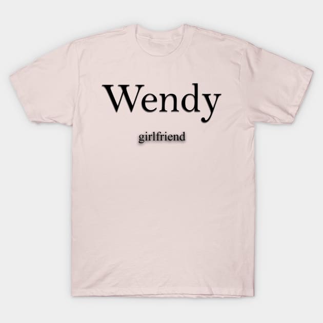 Wendy Name meaning T-Shirt by Demonic cute cat